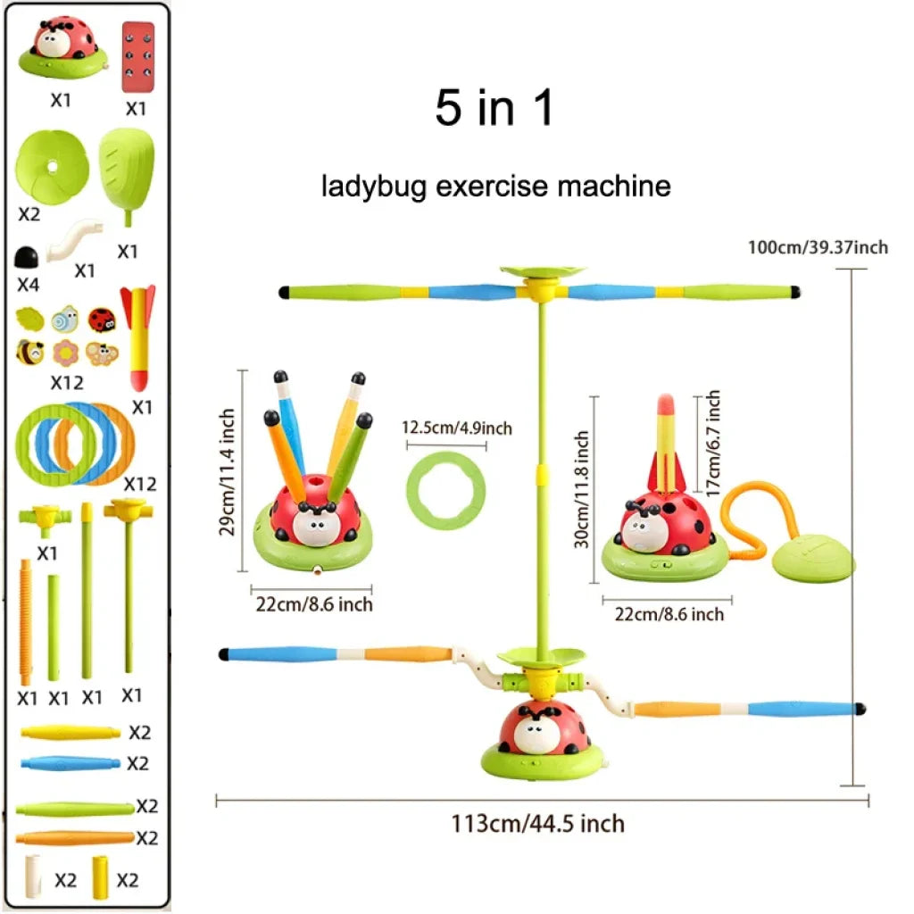 Ladybug Multifunction Sport Game - 296Y-5-in-1