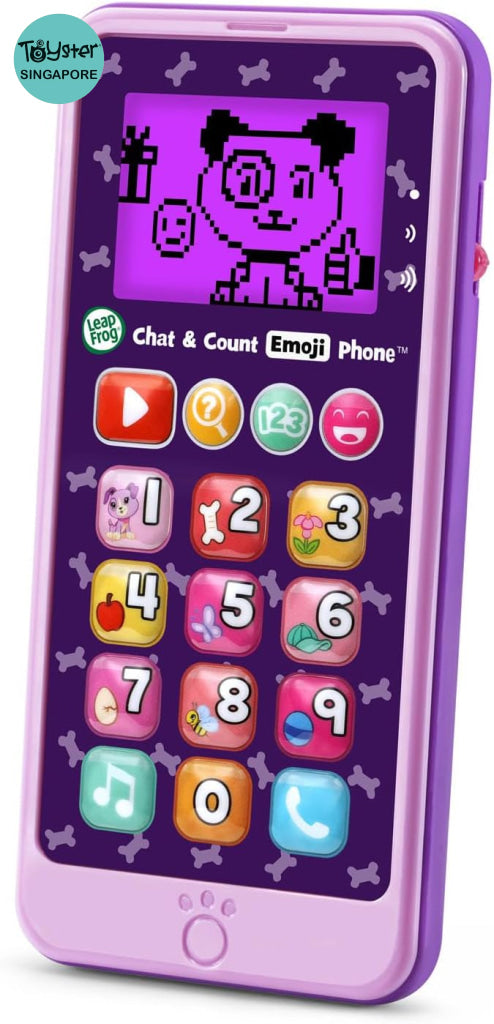 Leap Frog Chat And Count Emoji Phone Purple Leapfrog