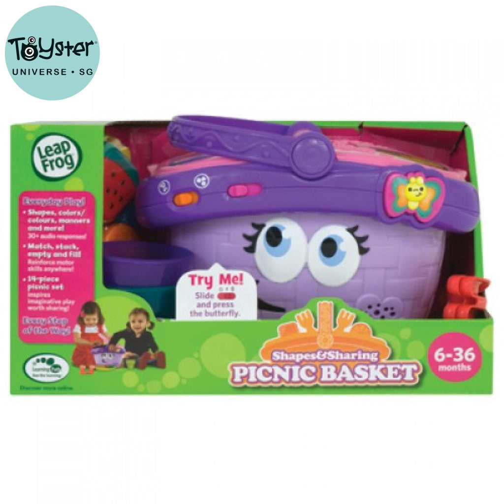 LeapFrog Shapes & Sharing Picnic Basket Pink - LeapFrog