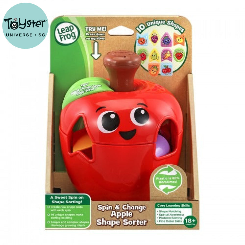 LeapFrog Spin and Change Apple Shape Sorter - LeapFrog