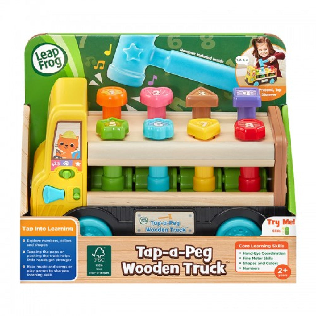 LeapFrog Tap-a-Peg Wooden Truck - LeapFrog