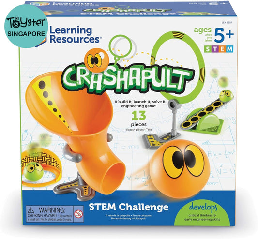 Learning Resources Ler9287 Crashapult Stem Challenge Game (13 Piece)