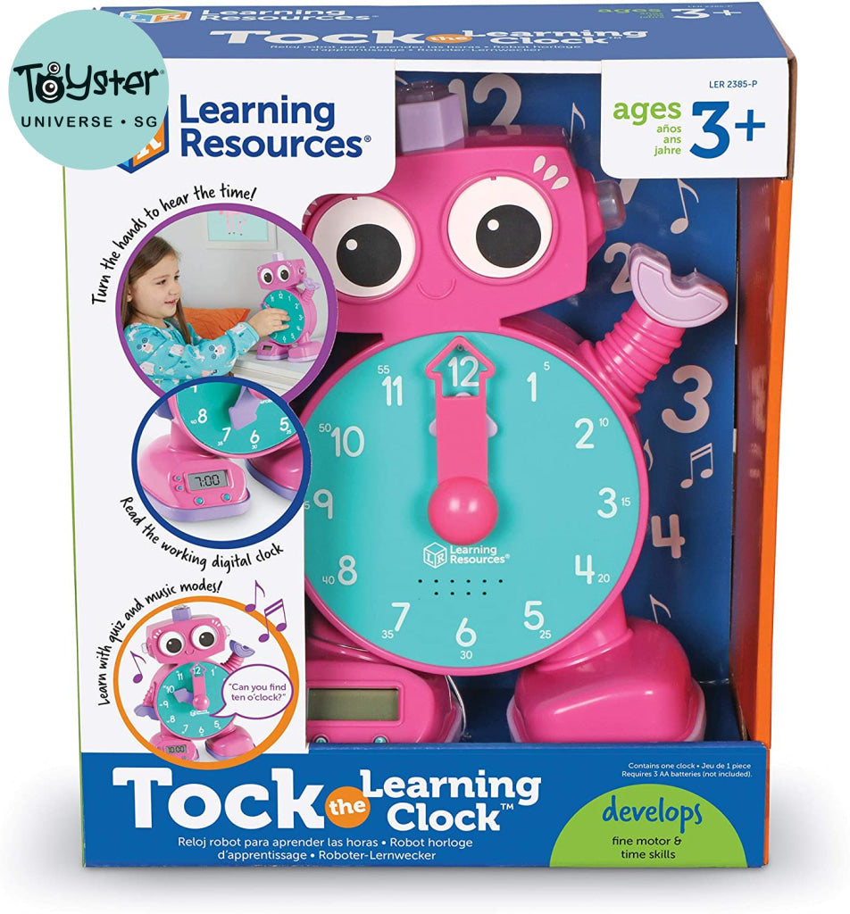 Learning Resources Tock The Clock - Pink
