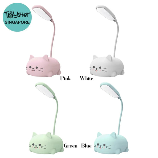 Led Desk Lamp For Kids Bedroom Cute Cat Usb Rechargeable