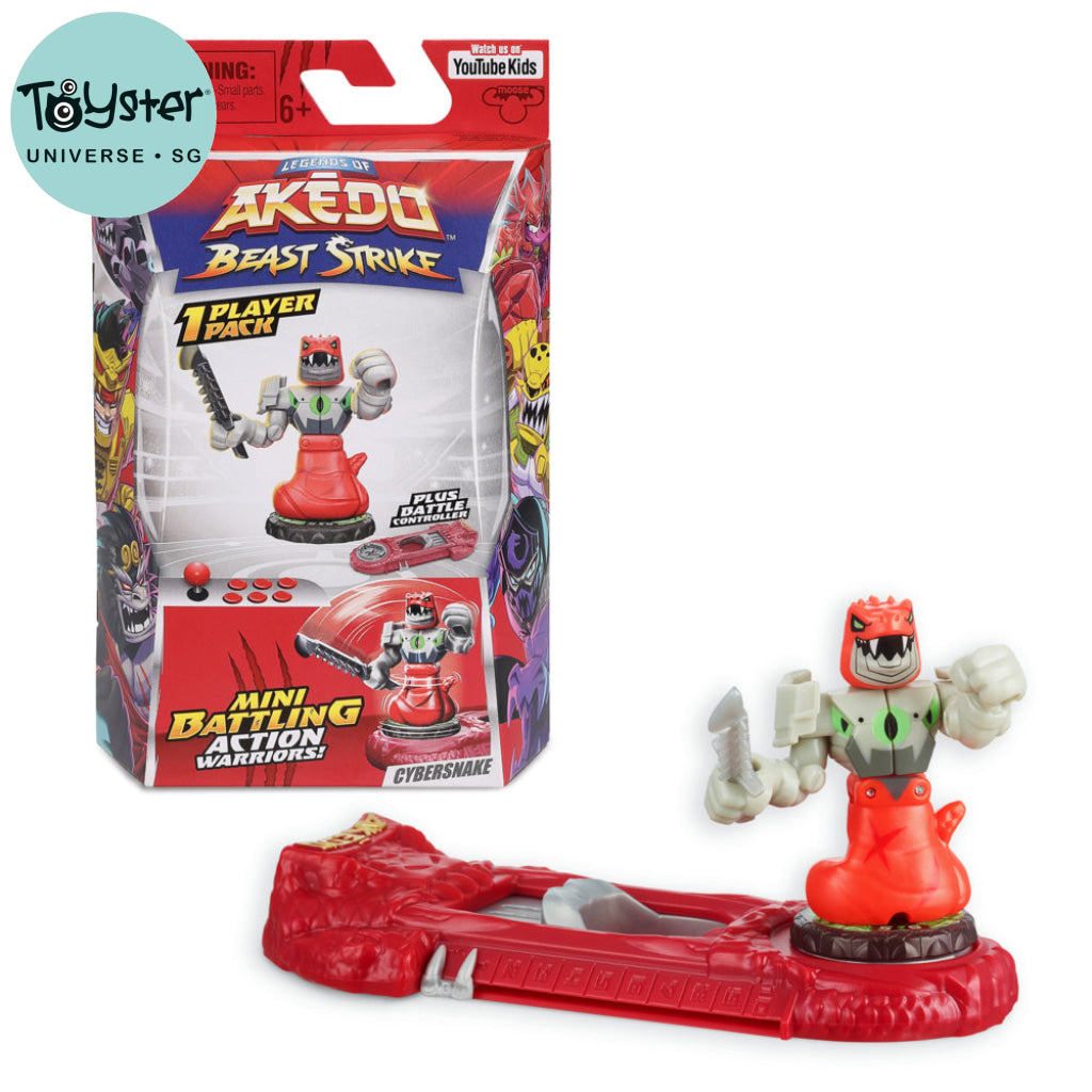 Legend Of Akedo Beast Strike 1 Player Pack Plus Battle Controller - Cybersnake
