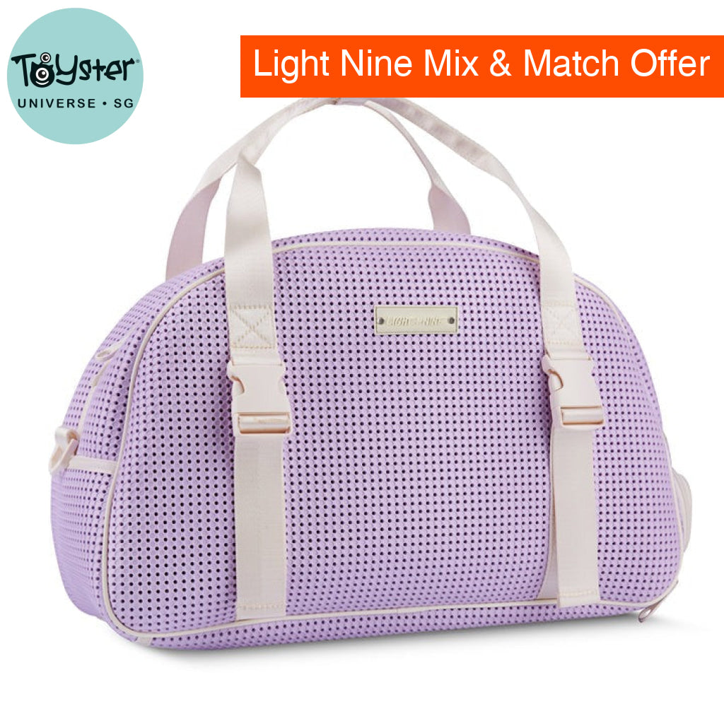 Light + Nine Duffle Bag Faded Lavendar Light + Nine Official Store