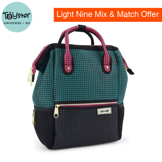 Light + Nine Master Short Backpack Artist Green Light + Nine