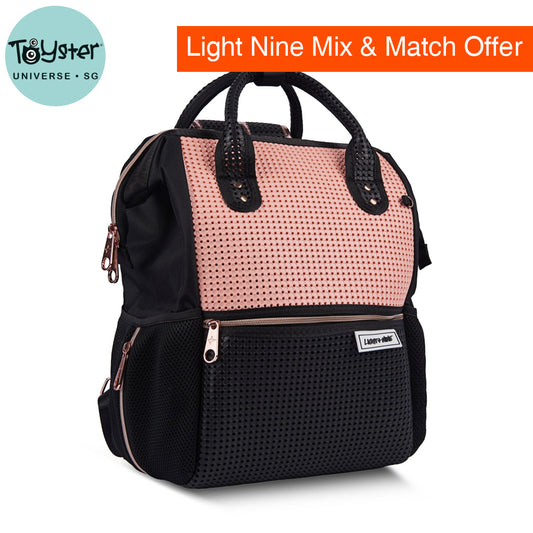 Light + Nine Master Short Backpack Peach Blush - Light + Nine
