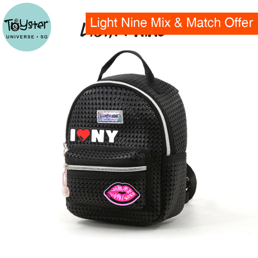 Light + Nine Mini Backpack Black - Light + Nine