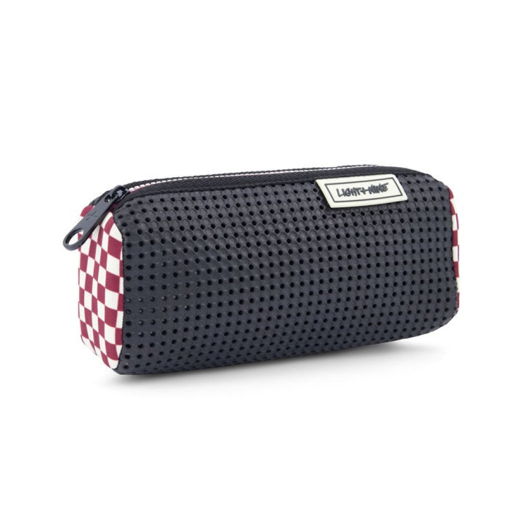 Light + Nine Pencil Pouch Checkered Brick - Light + Nine