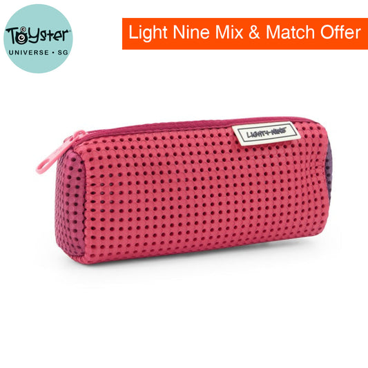 Light + Nine Pencil Pouch Multi Rose Light + Nine