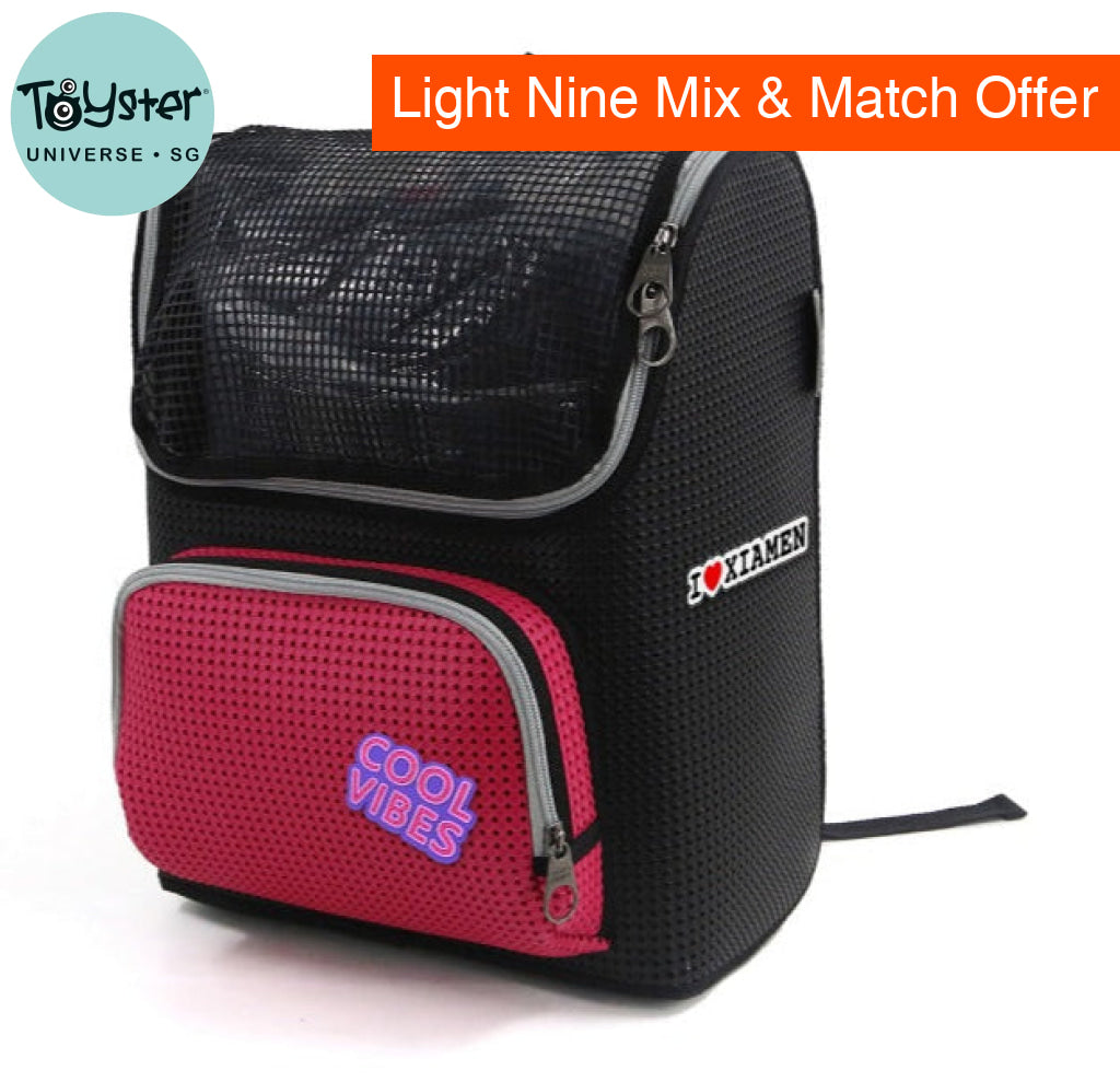 Light + Nine Pet Backpack Large Pink Light + Nine