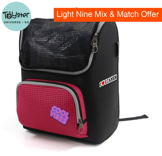 Light + Nine Pet Backpack Large Pink Light + Nine