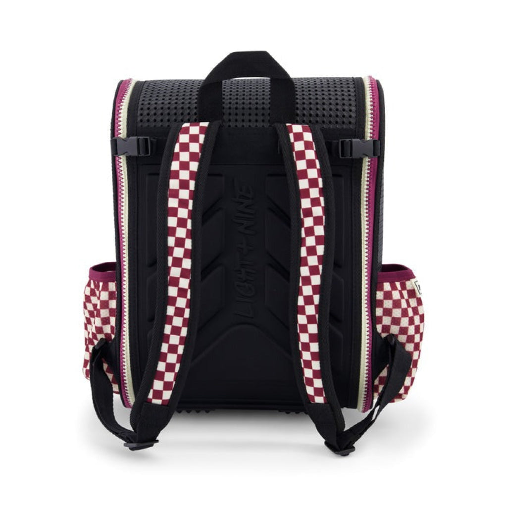 Light + Nine Student Ergonomic Backpack Checkered Brick - Light + Nine