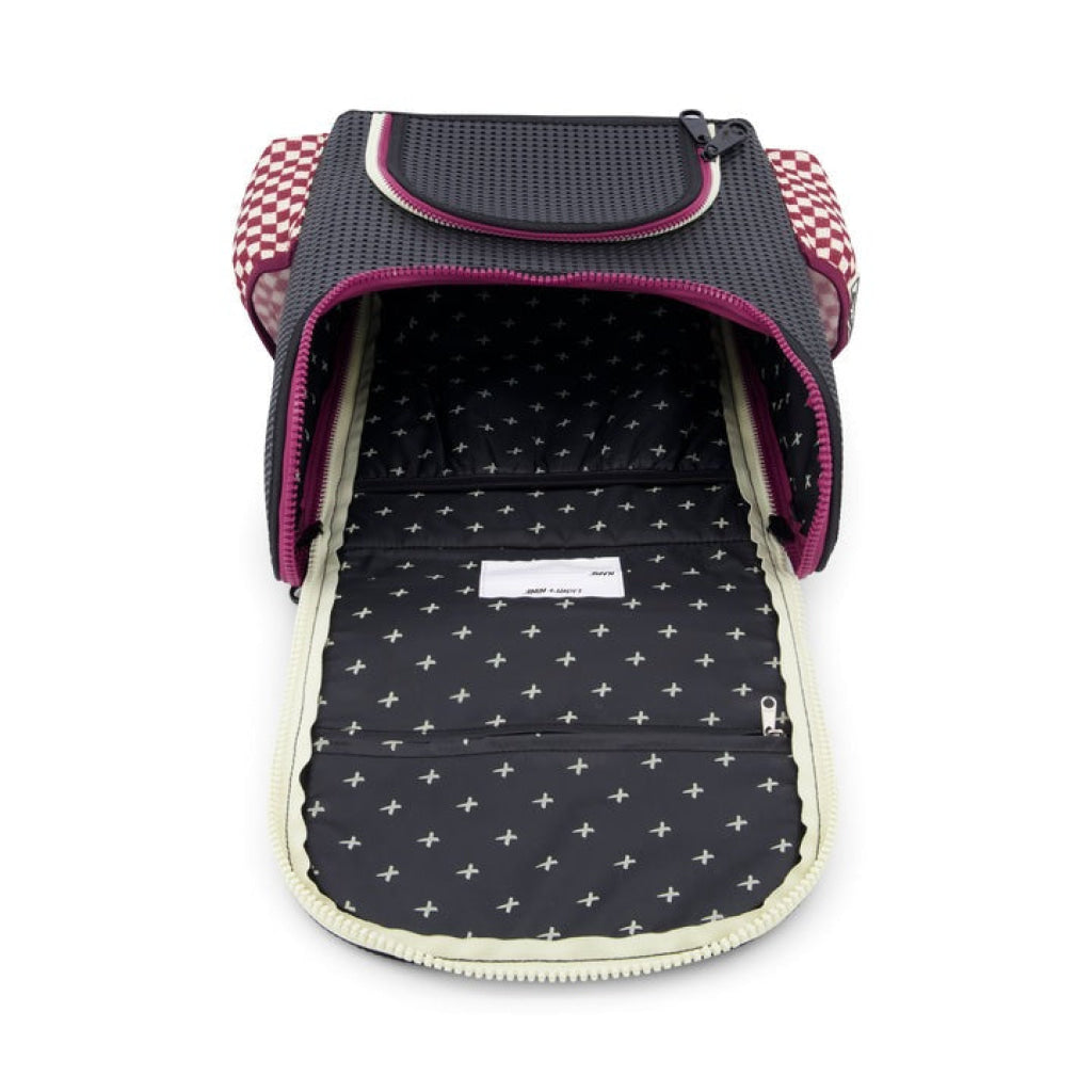 Light + Nine Student Ergonomic Backpack Checkered Brick - Light + Nine