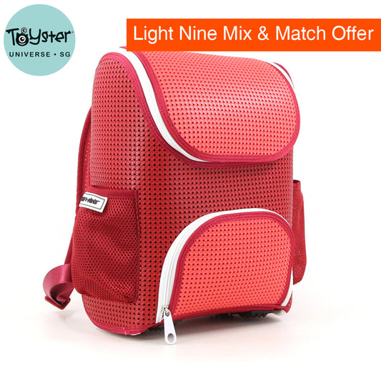 Light + Nine Student Ergonomic Backpack Cherry Squash - Light + Nine
