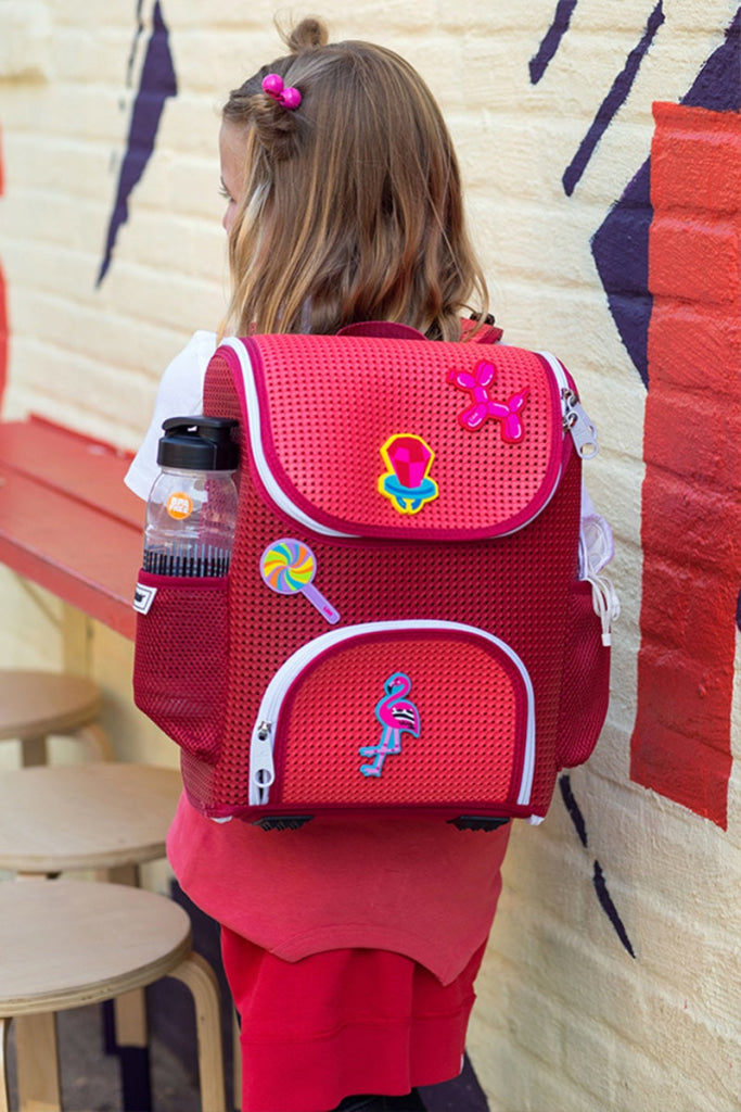 Light + Nine Student Ergonomic Backpack Cherry Squash - Light + Nine
