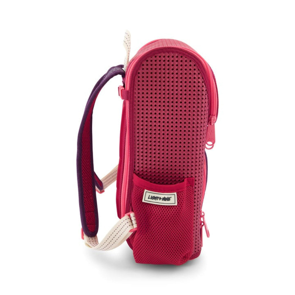 Light + Nine Student Ergonomic Backpack Multi Rose - Light + Nine