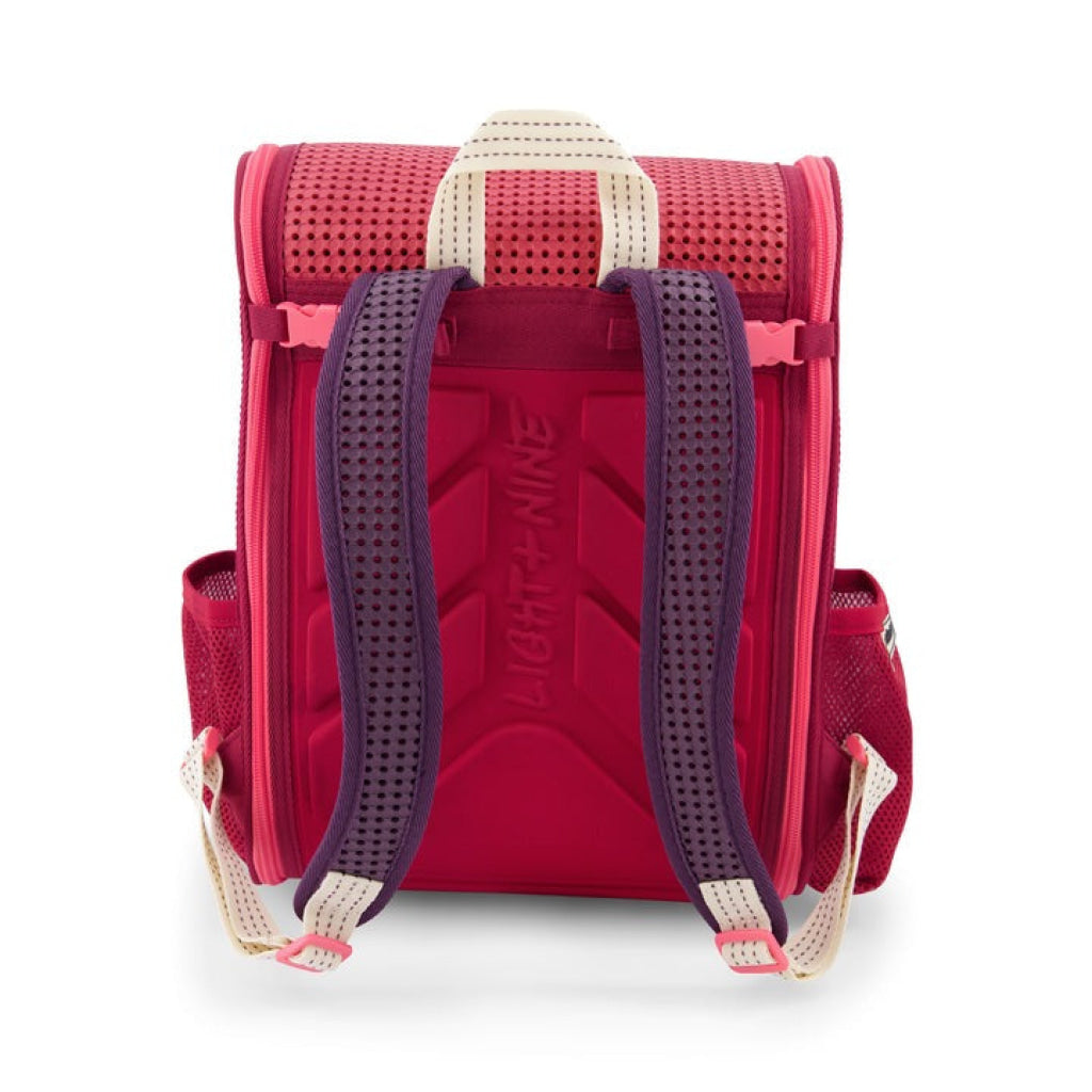 Light + Nine Student Ergonomic Backpack Multi Rose - Light + Nine