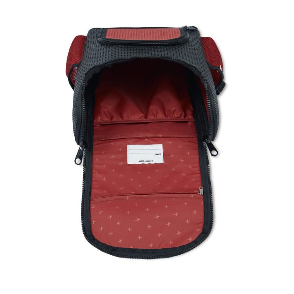 Light + Nine Student Ergonomic Backpack Scarlet Red - Light + Nine