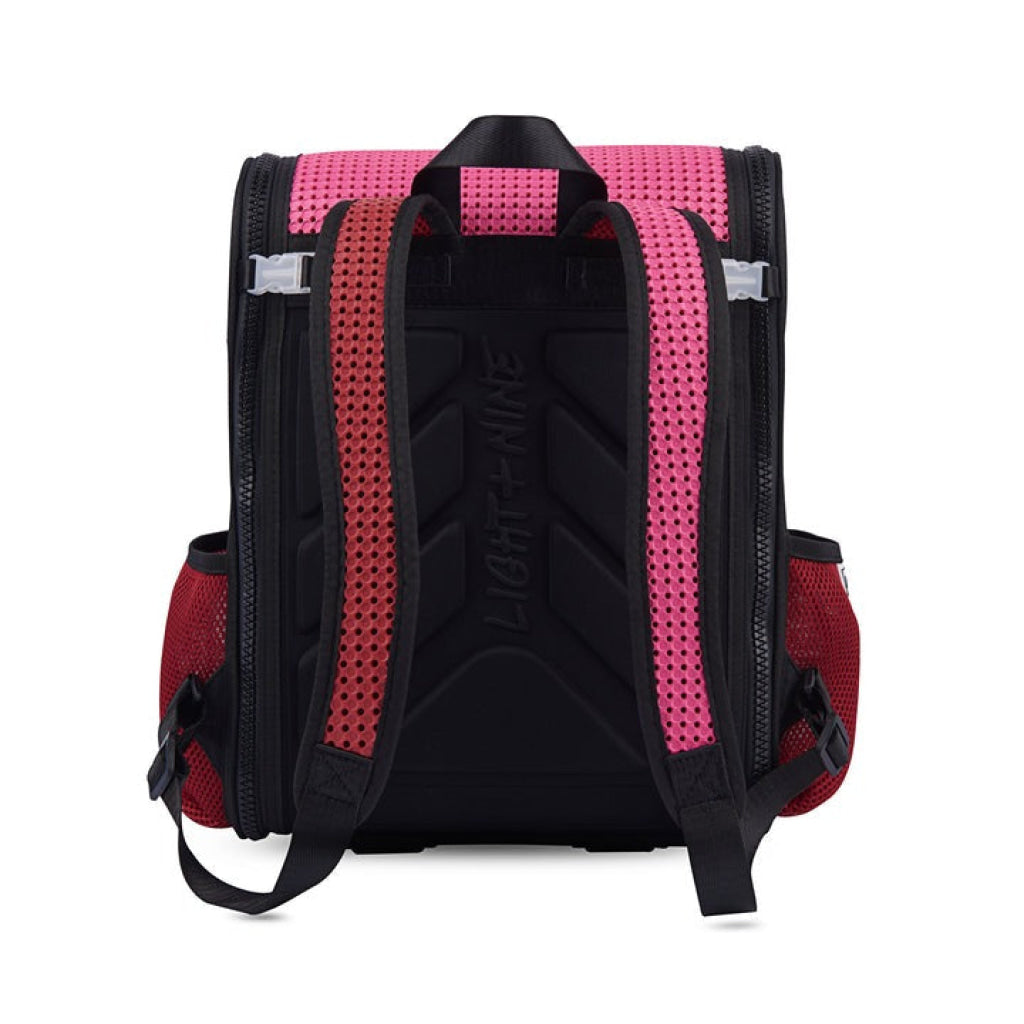 Light + Nine Student Ergonomic Backpack Scarlet Red - Light + Nine