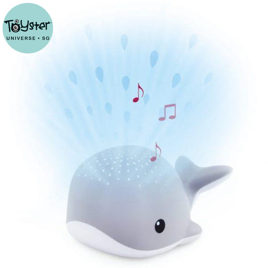 Light Projector - Wally the Whale - Grey - Nightlight