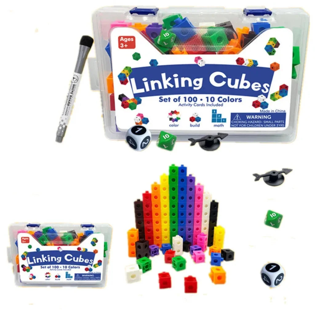 Linking Math Cubes With Activity Cards