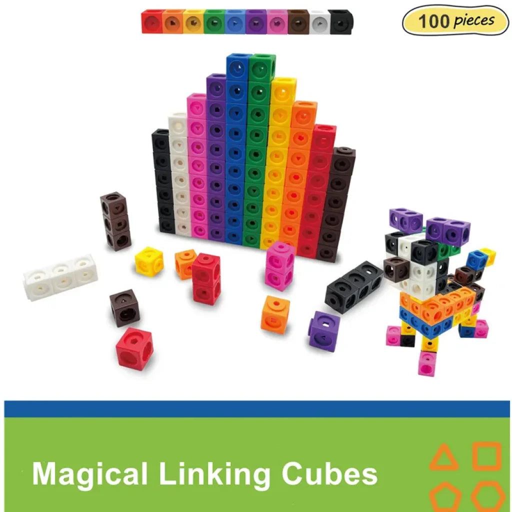 Linking Math Cubes With Activity Cards