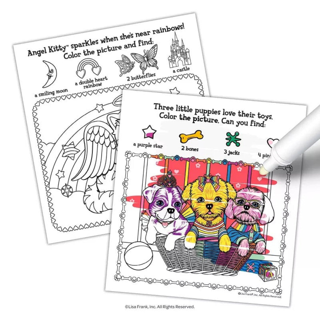 Lisa Frank Imagine Ink Magic Ink Pictures Book - Inkredibles