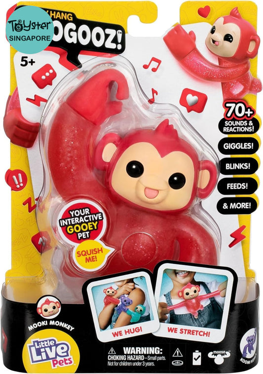 Little Live Pets Hug N’ Hang Zoogooz - Mookie Monkey