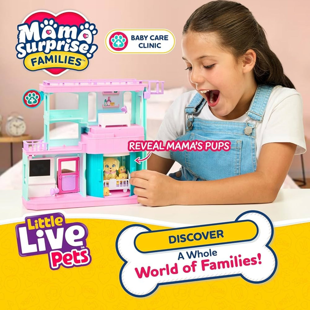 Little Live Pets Mama Surprise Families S1 Baby Care Clinic - Little Live Pets