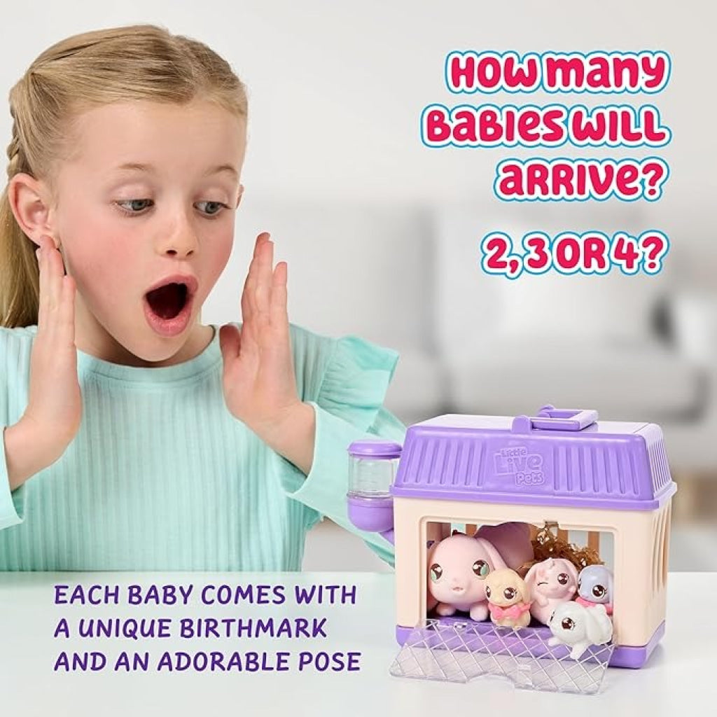 Little Live Pets Mama Surprise Series 4 Mini Playset - Bunny - Little Live Pets