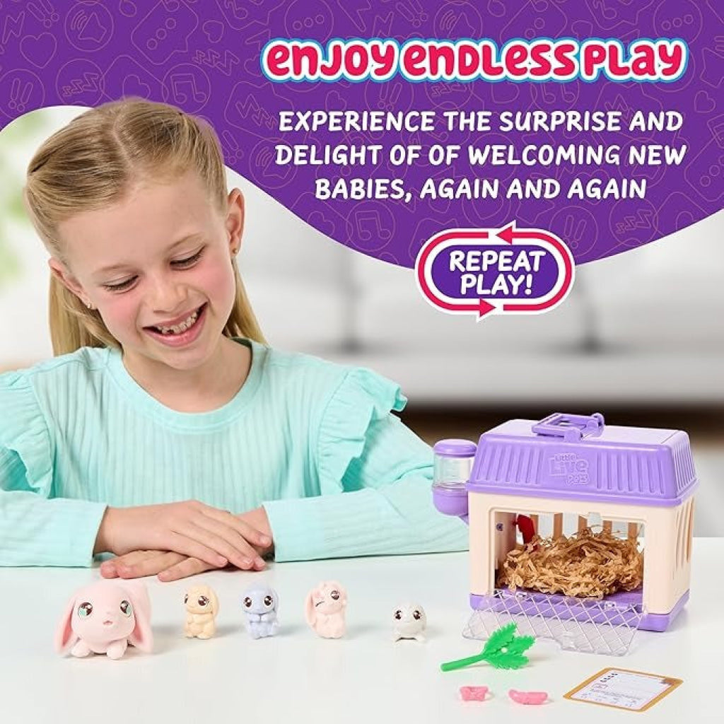 Little Live Pets Mama Surprise Series 4 Mini Playset - Bunny - Little Live Pets