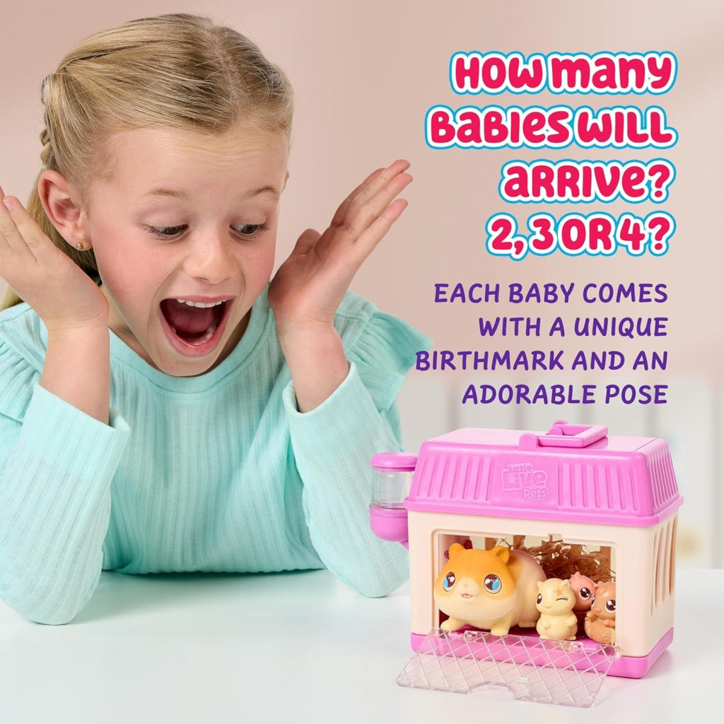 Little Live Pets Mama Surprise Series 4 Mini Playset - Hamster - Little Live Pets