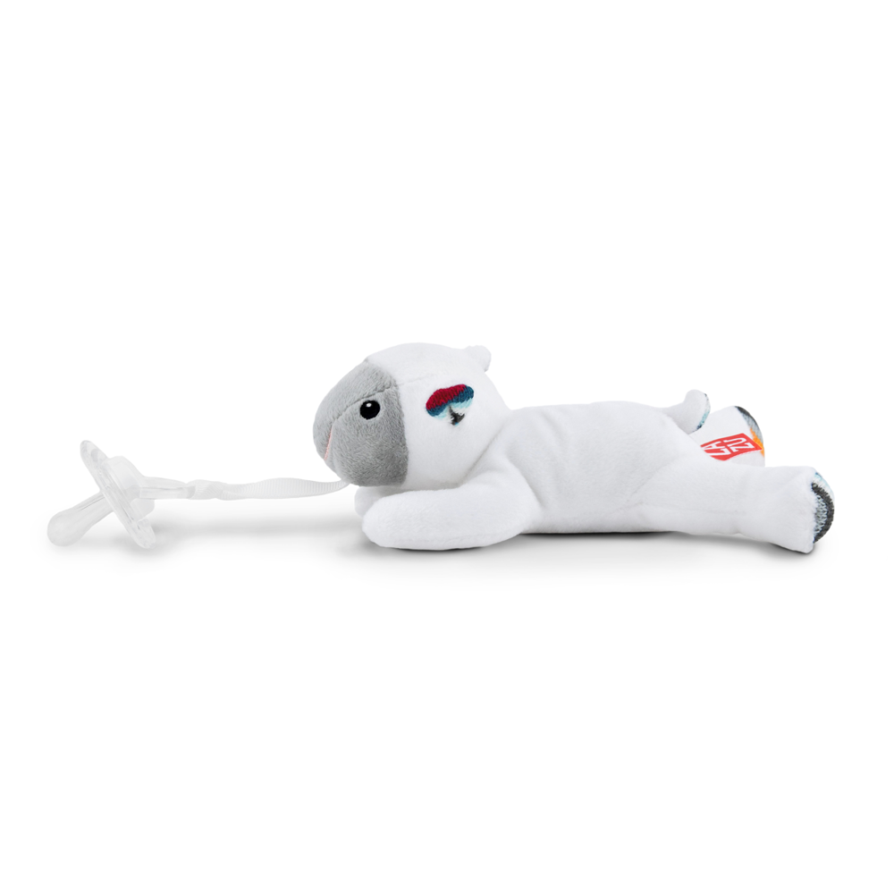 Soft Toy with Pacifier Holder - Dexy / Lizzy / Donny