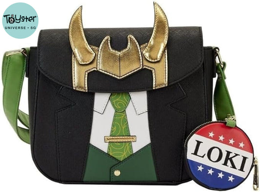 Loungefly Marvel Loki for President Crossbody Bag - Loungefly