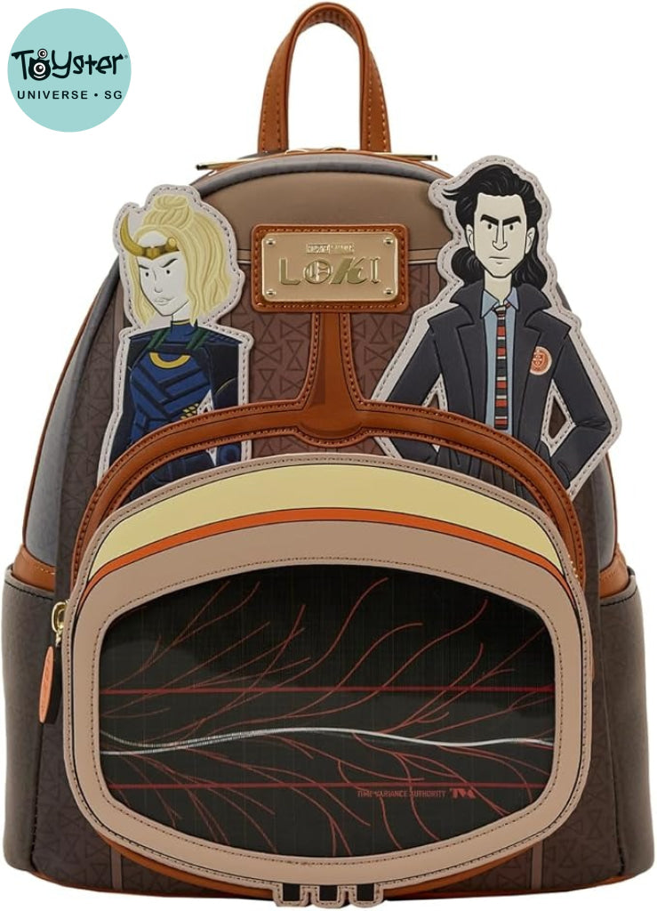 Loungefly Marvel Loki TVA Lenticular Multiverse Mini Backpack - Loungefly