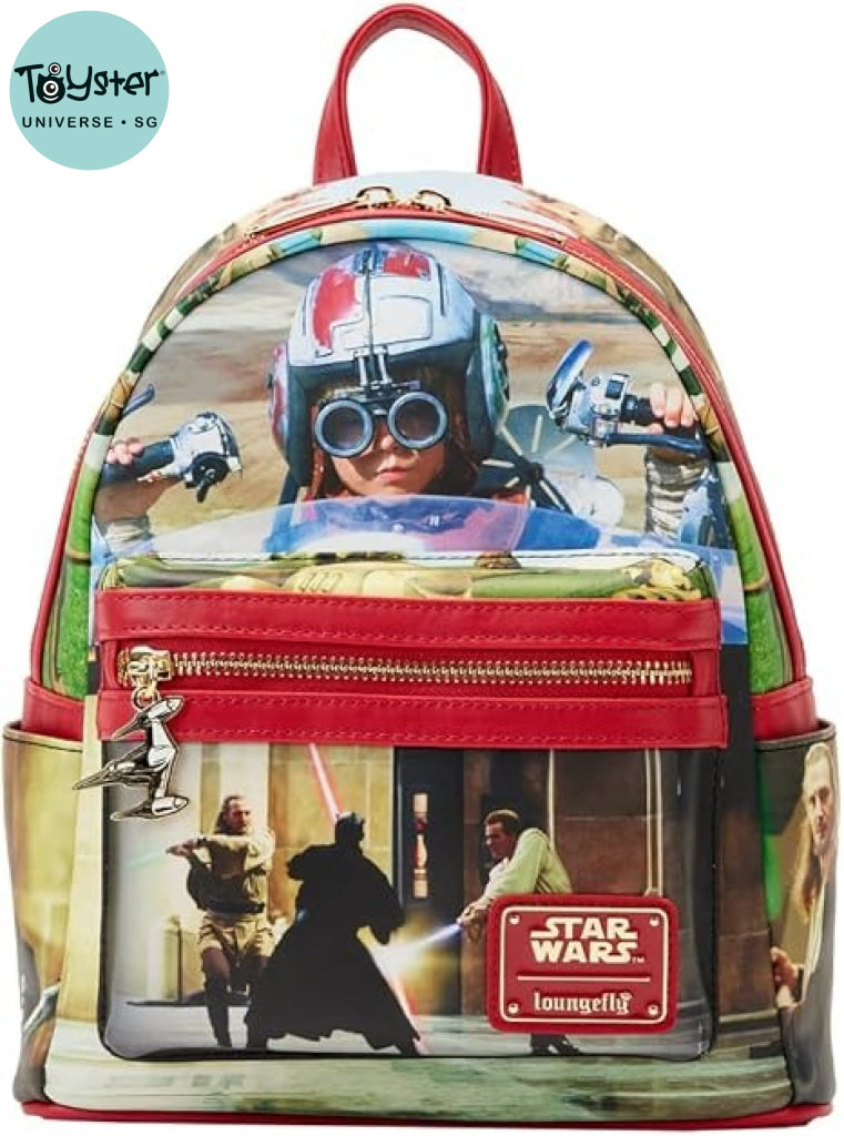 Loungefly Star Wars Scenes Phantom Menace Mini Backpack - Loungefly