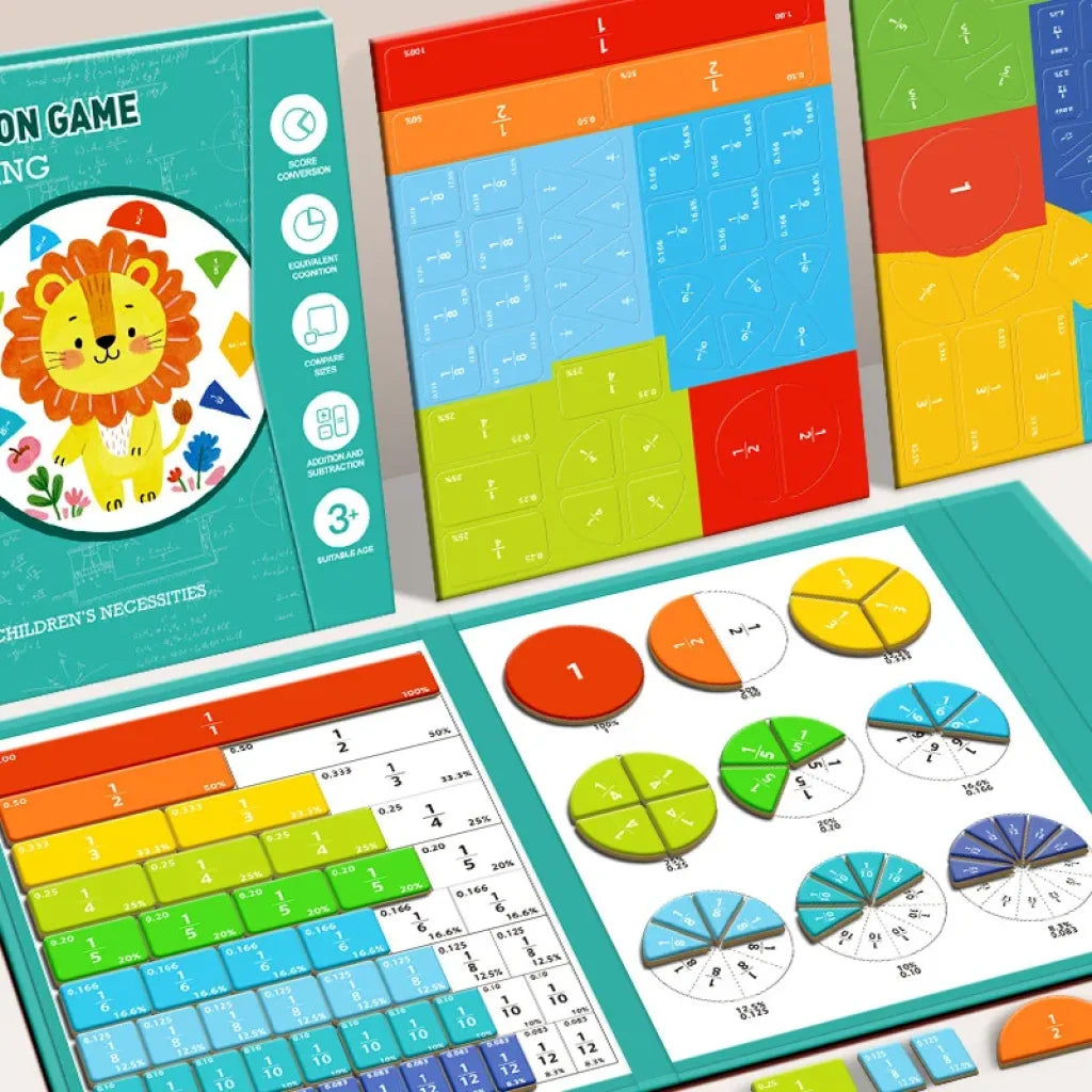 Magnetic Fraction Game - one sets