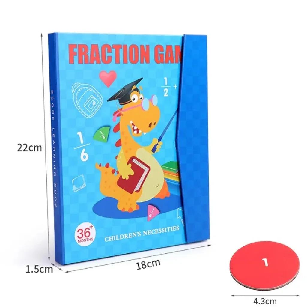 Magnetic Fraction Puzzles - NB175C1 Blue