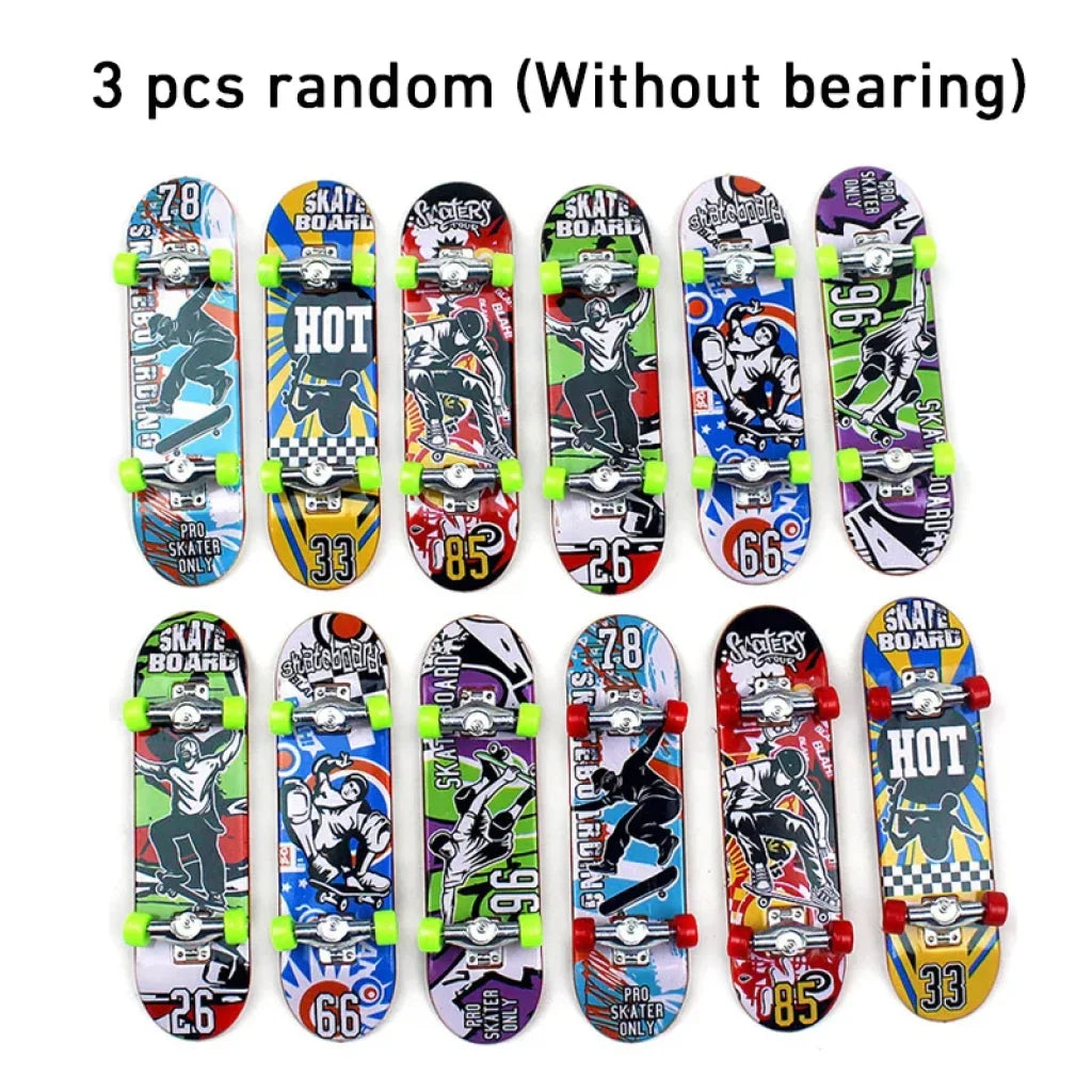 Maple Wood Fingerboard Sets - 3 PCS No Bearing