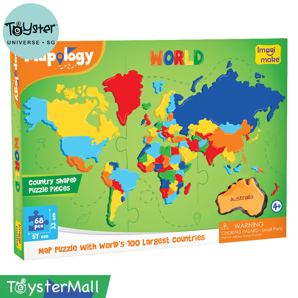 Mapology: World Jigsaw Puzzle - Mapology