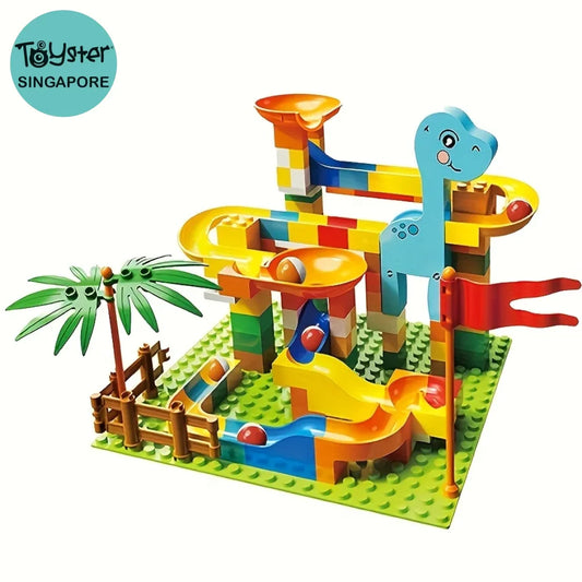 Marble Run Building Blocks Dinosaur Park