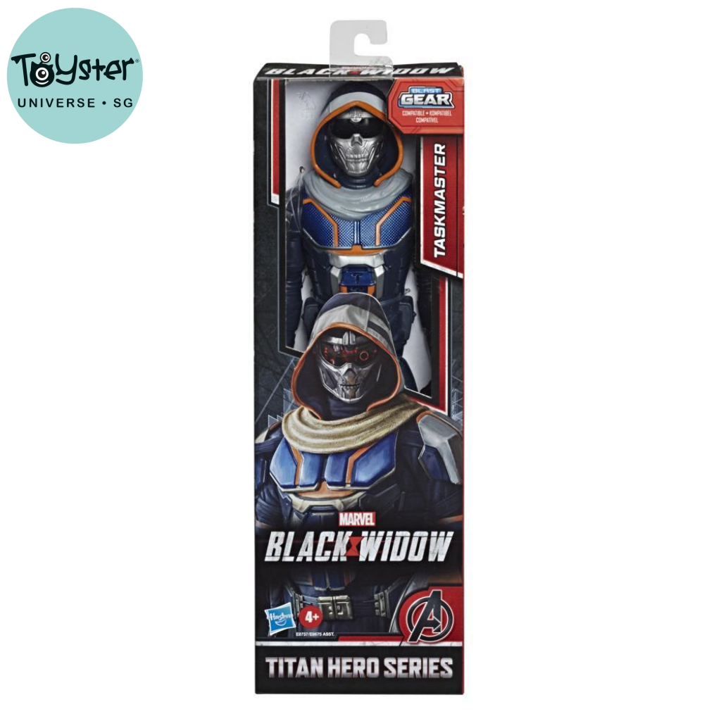 Marvel Avengers Black Widow Titan Hero Series Blast Gear Taskmaster Action Figure