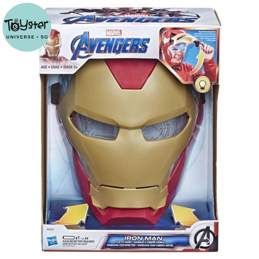 Marvel Avengers Iron Man Flip FX Mask with Flip-Activated Light Effects - Marvel