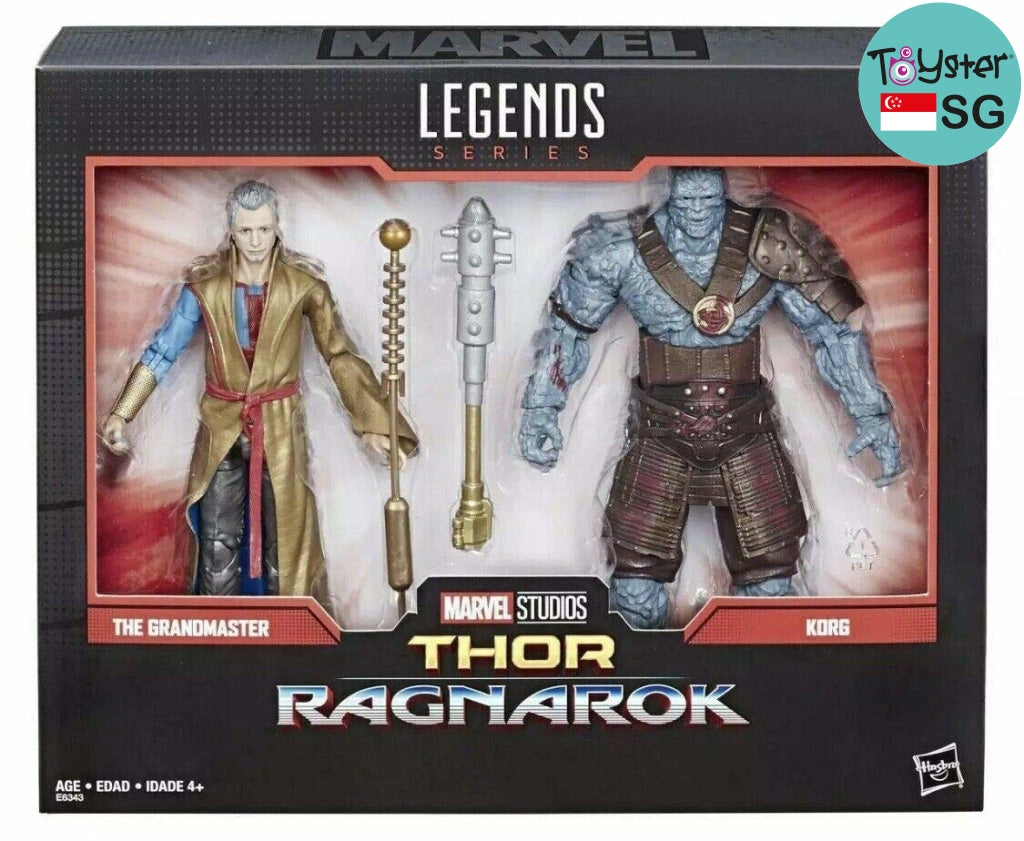 Marvel Legends 80Th Anniversary The Grandmaster & Korg - 6 Inch Action Figures