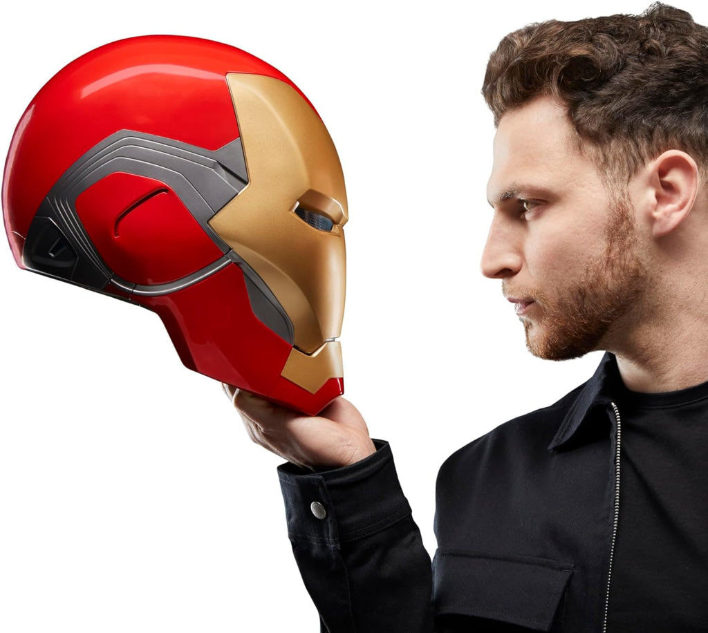 Marvel Legends Series Iron Man Premium Electronic Helmet with Light FX - Marvel