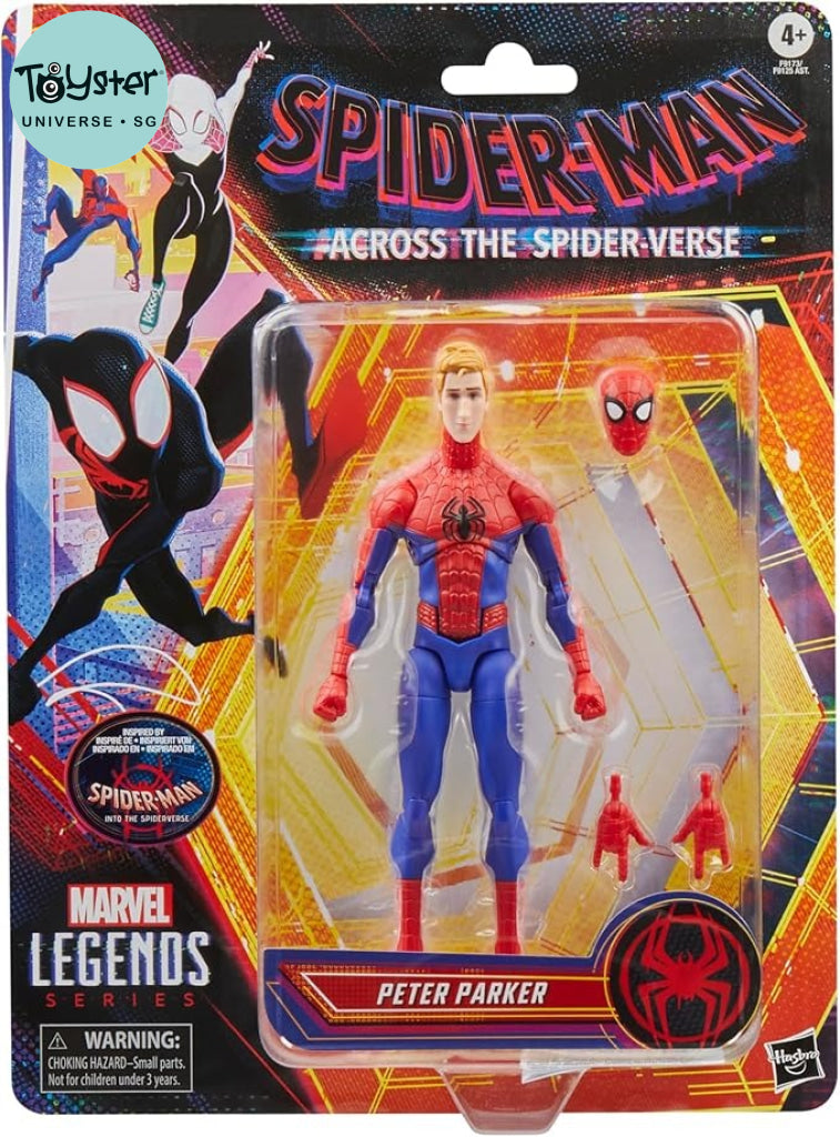 Marvel Legends Series Peter Parker Spider-Man: Into The Spider-Verse Collectible 6 Inch Action Figure - Marvel