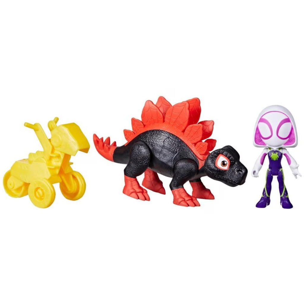 Marvel SAF L Dino Hero Dino Spin & Ghost-Spider - Marvel