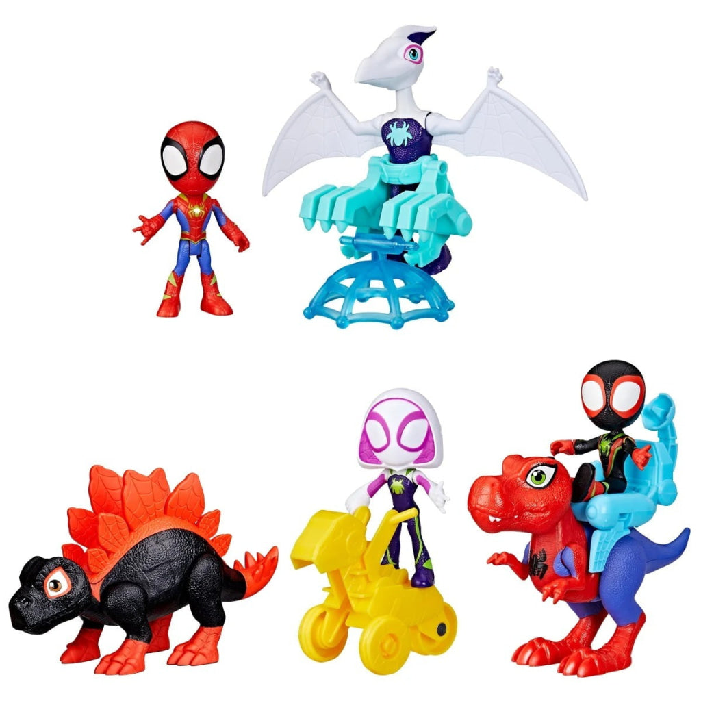 Marvel SAF L Dino Hero Dino Spin & Ghost-Spider - Marvel